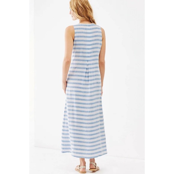 J Jill Love Linen Long Tank Maxi Dress - Picture 4 of 13